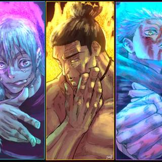 Yuji vs Mahito wallpaper