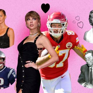 Taylor Swift and Travis Kelce wallpaper