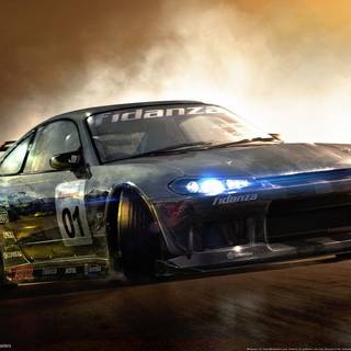 Super cars drifting wallpaper