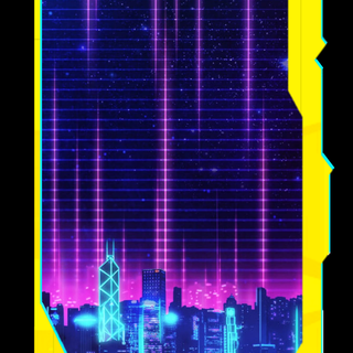 Cyberpunk vertical wallpaper