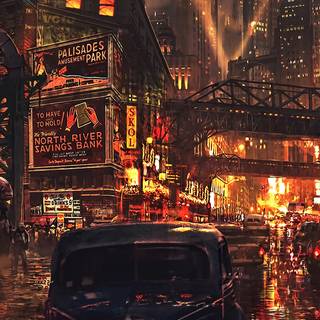 Cyberpunk vertical wallpaper