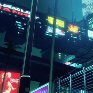 Cyberpunk vertical wallpaper