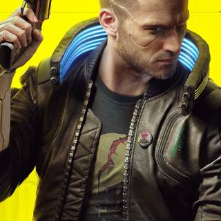 Cyberpunk vertical wallpaper