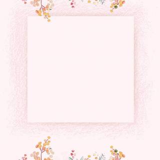 Floral borders wallpaper