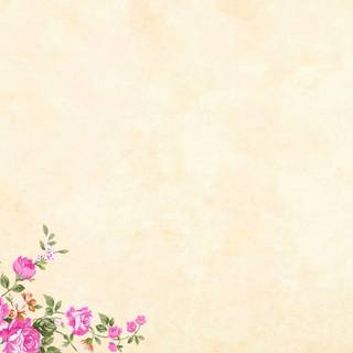 Floral borders wallpaper