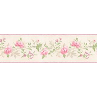 Floral borders wallpaper
