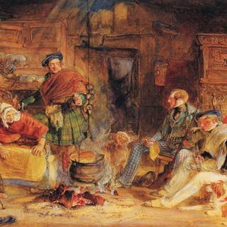 Vintage painting desktop wallpaper