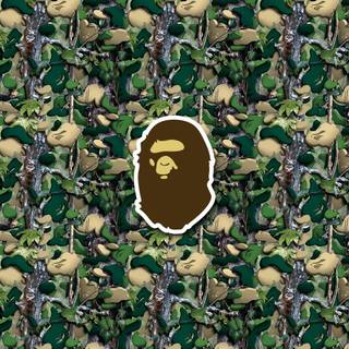 Bape computer logo wallpaper