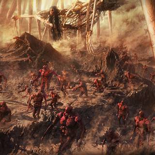 AOT Rummbling desktop wallpaper