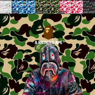 Bape computer logo wallpaper