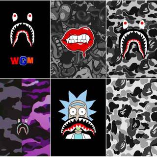 Bape computer logo wallpaper