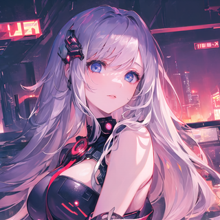 AI anime girls wallpaper