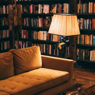 Cozy book wallpaper
