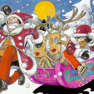 Xmas One Piece wallpaper