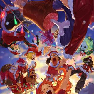 Xmas One Piece wallpaper