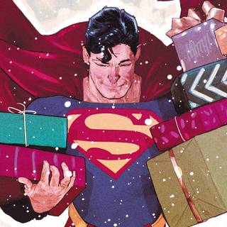 Superhero Xmas wallpaper