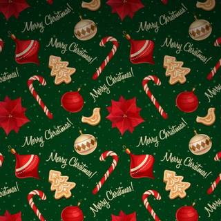 Xmas wrapping wallpaper