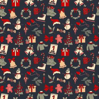 Xmas wrapping wallpaper