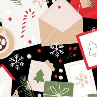 Xmas wrapping wallpaper