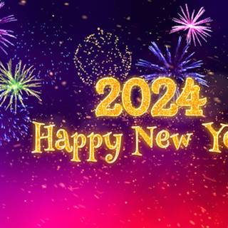Upcoming New Year 2024 wallpaper