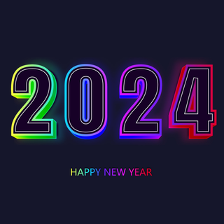 Windows 10 Happy New Year 2024 wallpaper