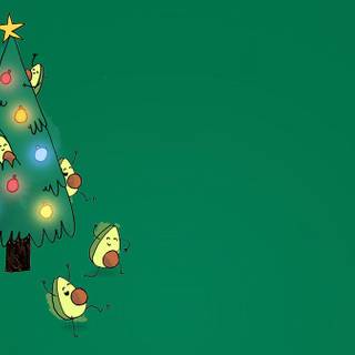 Simple Christmas laptop wallpaper
