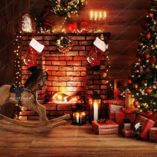 Xmas cozy PC wallpaper