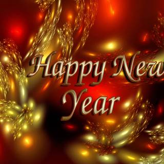 New Year message wallpaper