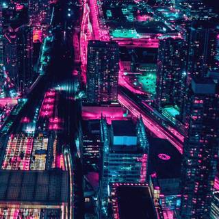 4k phone city wallpaper