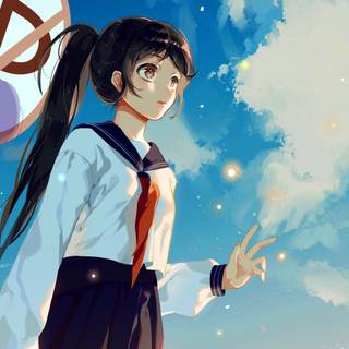 Anime school 4k wallpaper