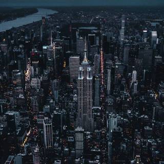 4k phone city wallpaper