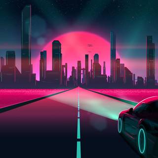 4k phone city wallpaper