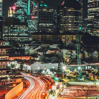 4k phone city wallpaper