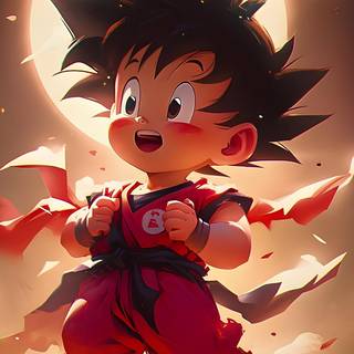 Kid Goku phone wallpaper