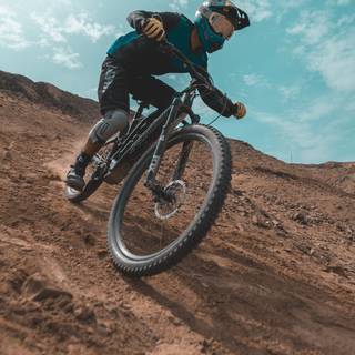 Mountain bike iPhone wallpaper
