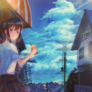 Anime school 4k wallpaper