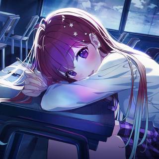 Anime school 4k wallpaper