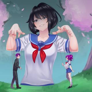 Yandere 4k wallpaper