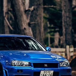 R34 Skyline iPhone wallpaper