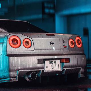 R34 Skyline iPhone wallpaper