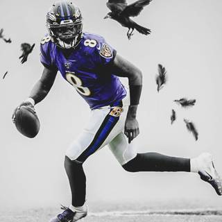 Lamar Jackson iPhone wallpaper