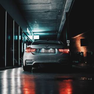 BMW neon phone wallpaper