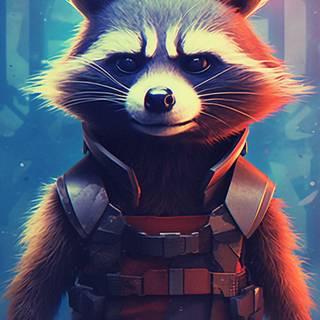 Rocket Raccoon phone wallpaper