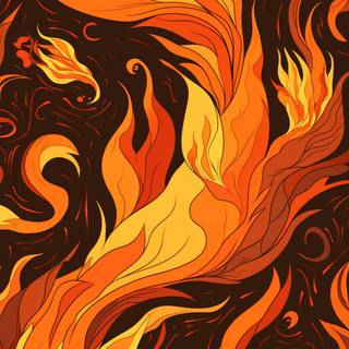 Flame iPhone wallpaper