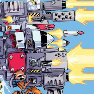 Rocket Raccoon phone wallpaper