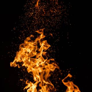 Flame iPhone wallpaper