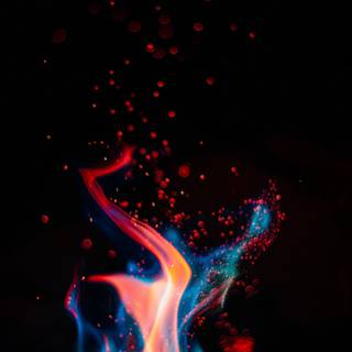 Flame iPhone wallpaper