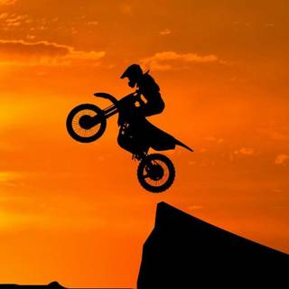 Biker phone wallpaper