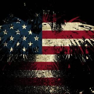 American flag PC wallpaper