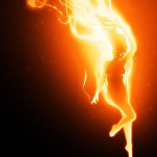 Flame iPhone wallpaper